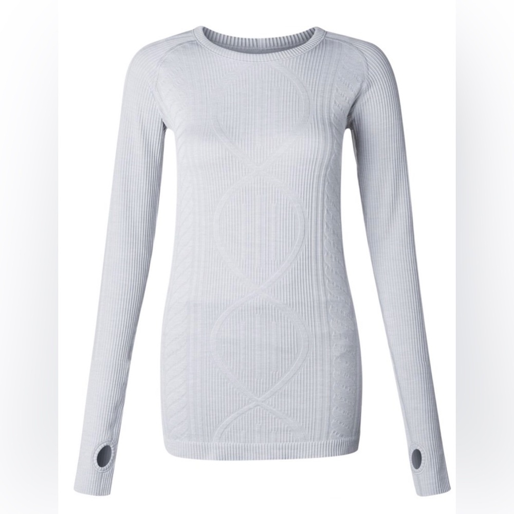 Lululemon Rest Less Pullover Sweater - Heather Silver Spoon - See Measurements